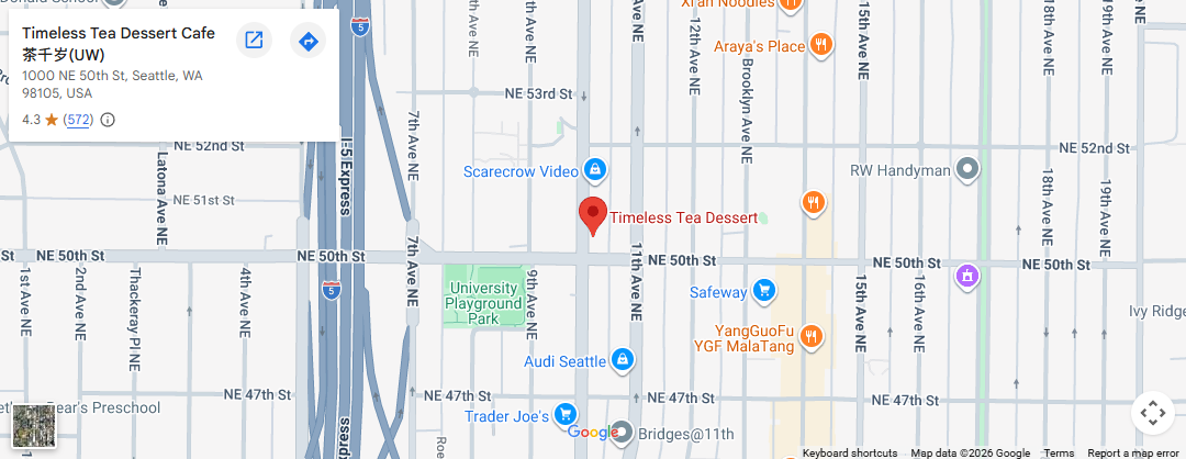 Location, 1000 NE 50th St, Seattle, WA 98105